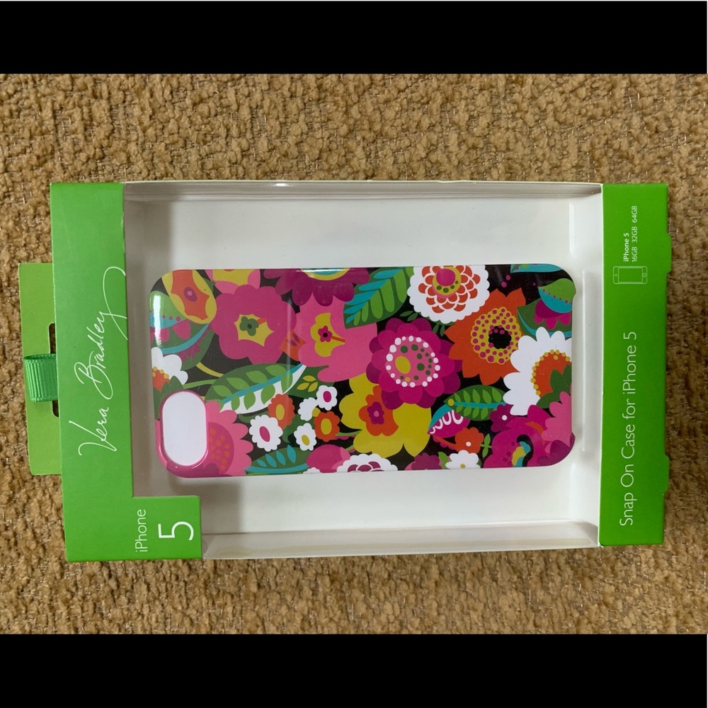 Vera Bradley/Snap On Case for iPhone 5/Va Va Bloom